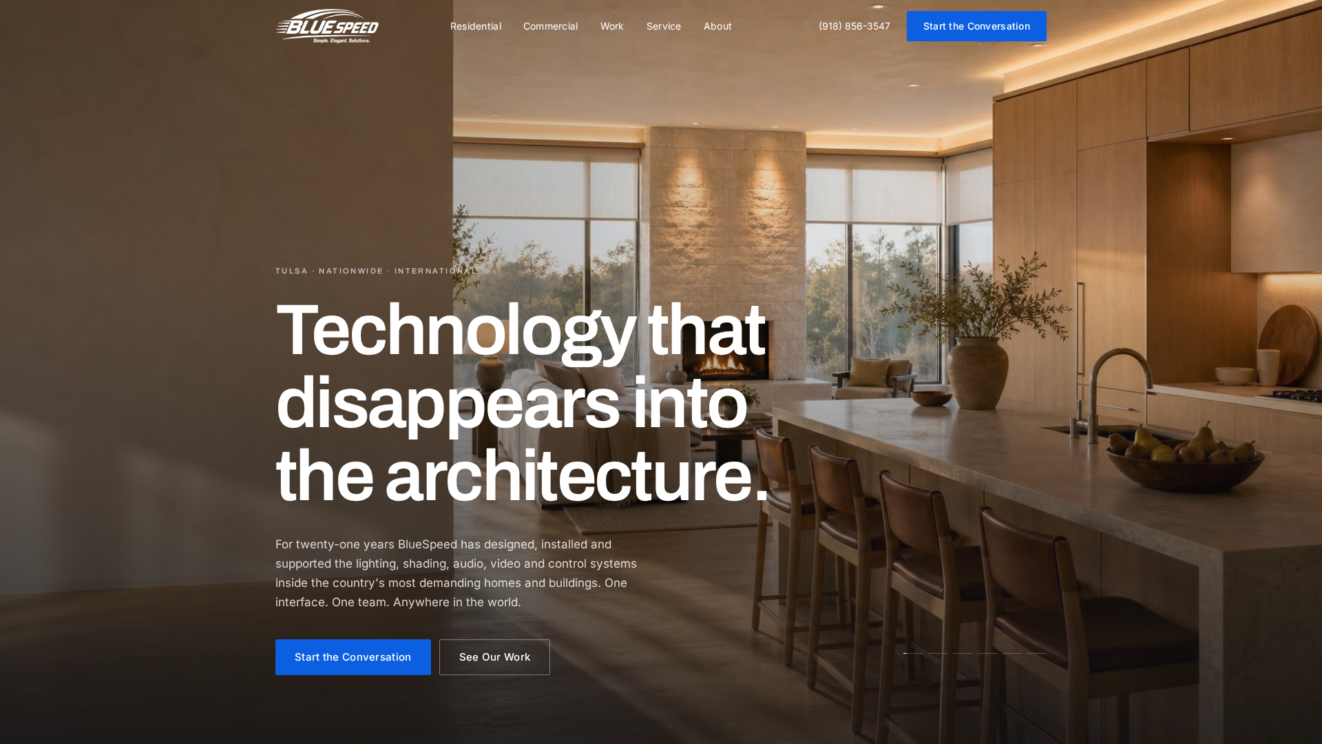 Preview of BlueSpeed Website