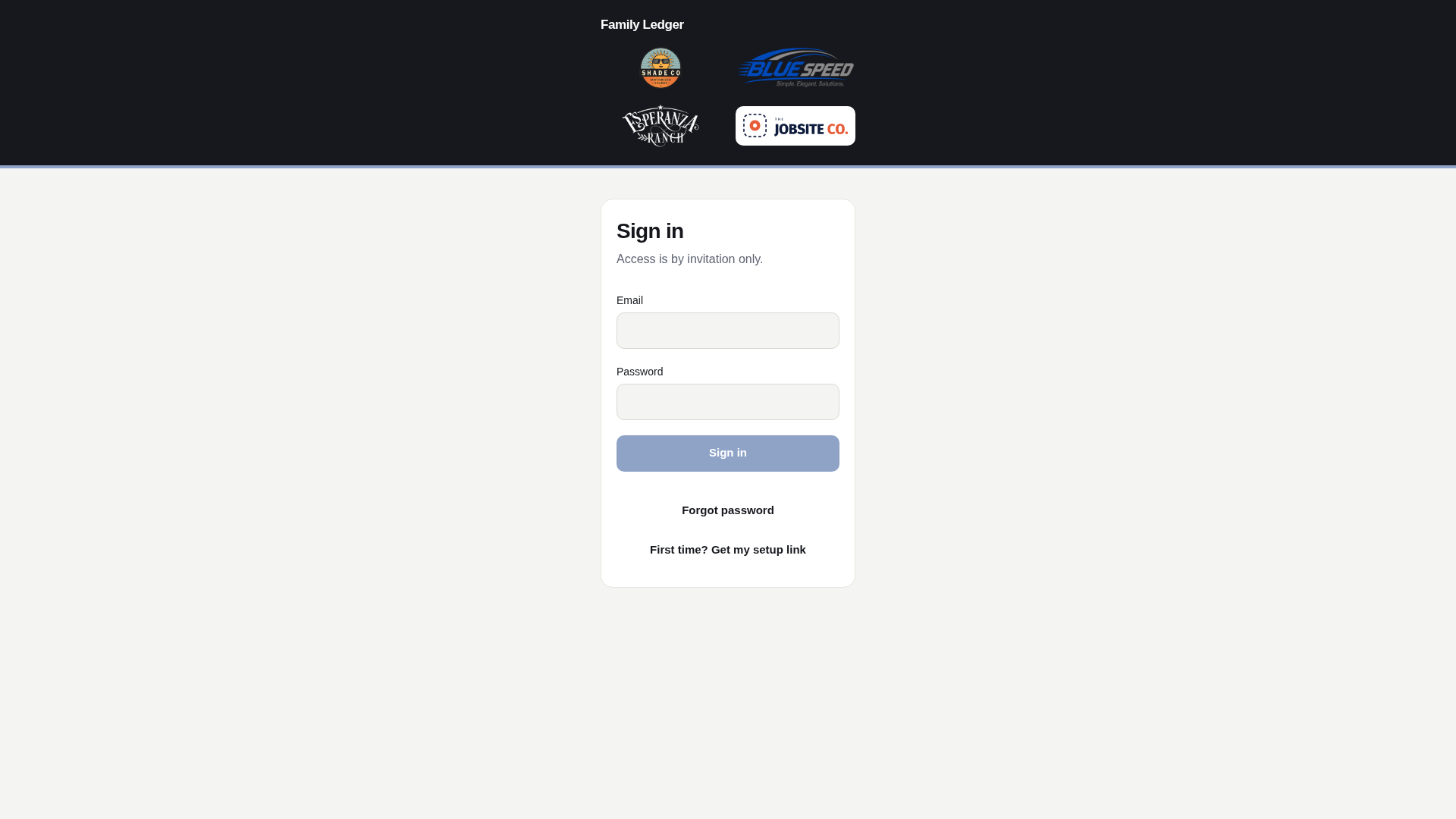 Preview of Family Ledger