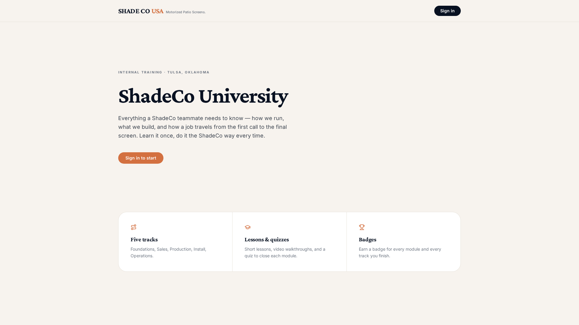 Preview of ShadeCo University