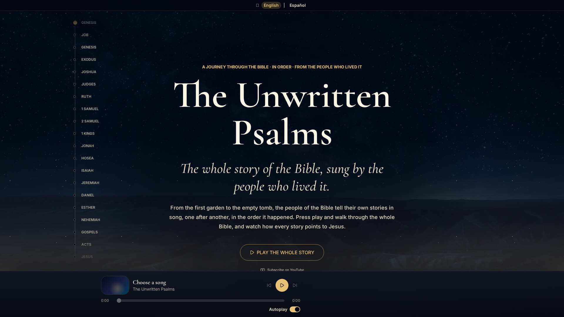 Preview of The Unwritten Psalms